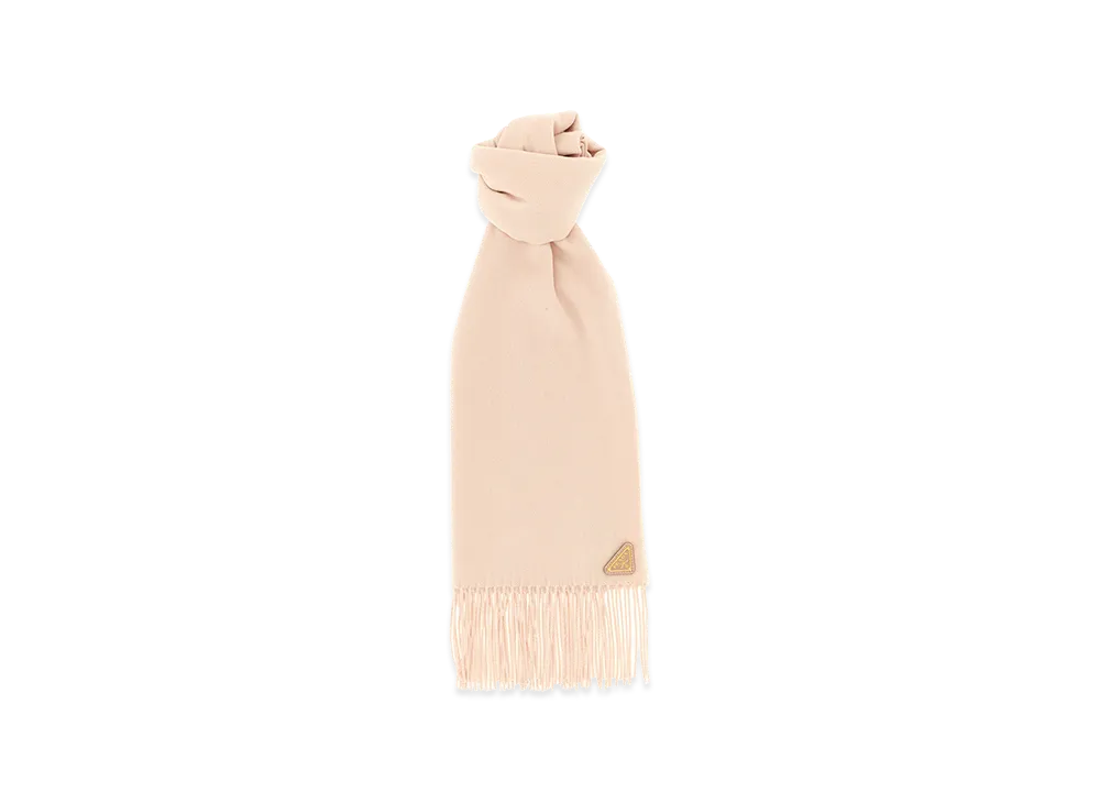 PRADA Women's Silk And Cashmere Scarf "Pink"