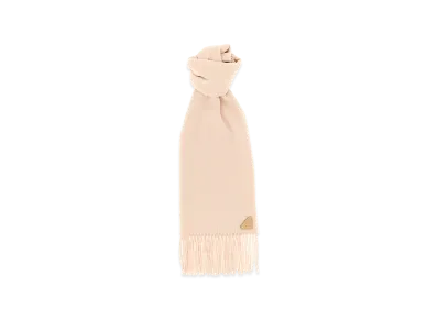 PRADA Women's Silk And Cashmere Scarf "Pink"