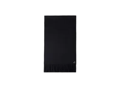 PRADA Silk and Cashmere Scarf "Black"