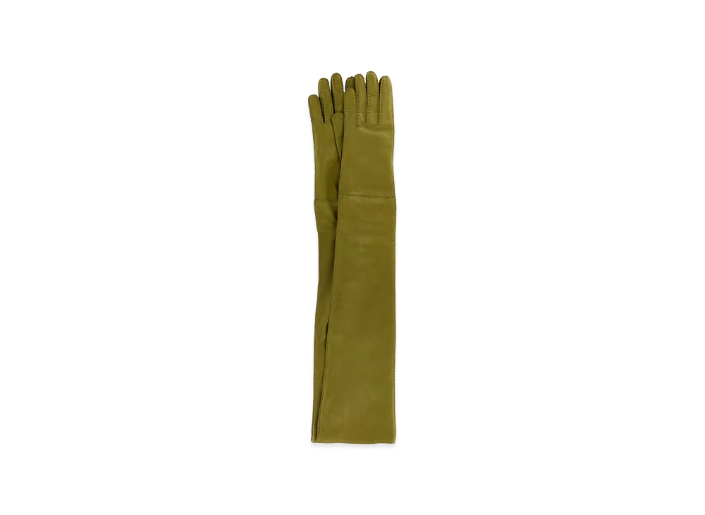 PRADA Women's Nappa Gloves "Green"