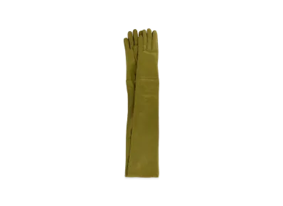 PRADA Women's Nappa Gloves "Green"