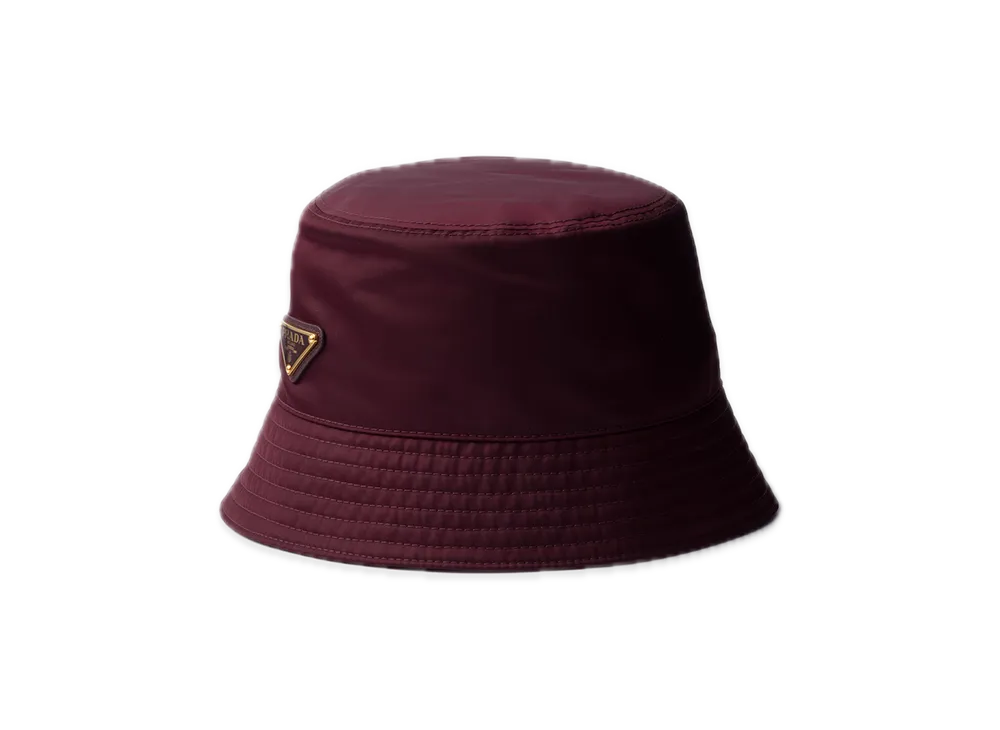 PRADA Re-Nylon Bucket Hat "Bordeaux"