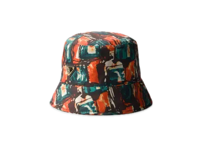 PRADA Printed Re-Nylon Bucket Hat "Orange"
