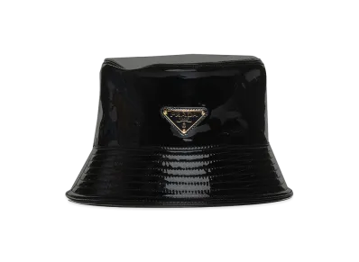 PRADA Women's Logo Bucket Hat "Black"