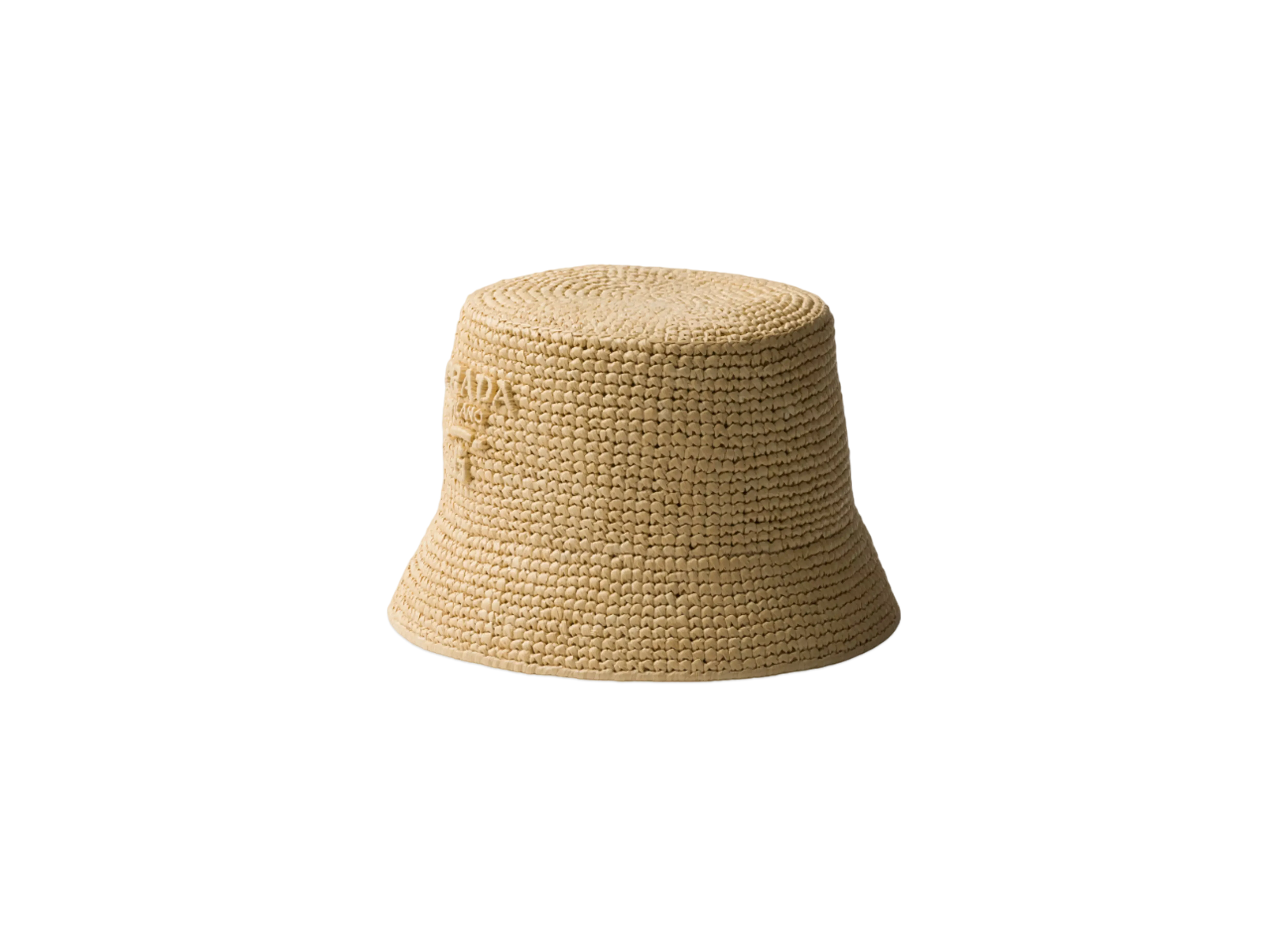PRADA Crochet Bucket Hat "Natural"