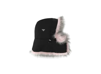 PRADA Women's Re-Nylon Hat "Black"