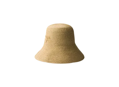 PRADA Crochet Hat "Natural"