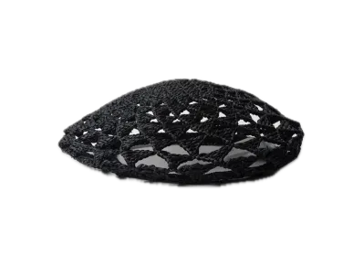 PRADA Crochet Beret "Black/Beige"
