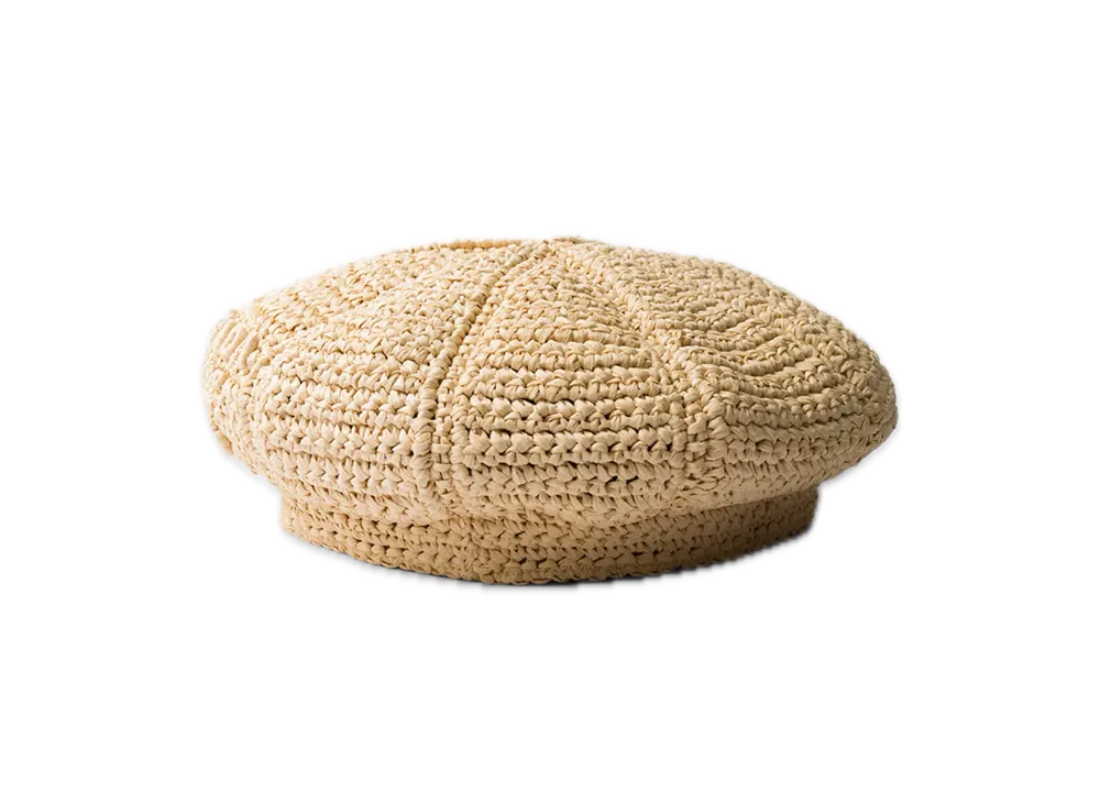 PRADA Crochet Cap "Natural"