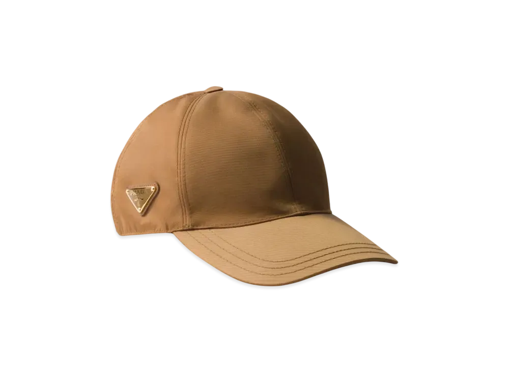 PRADA Re-Nylon Baseball Cap "Brown"