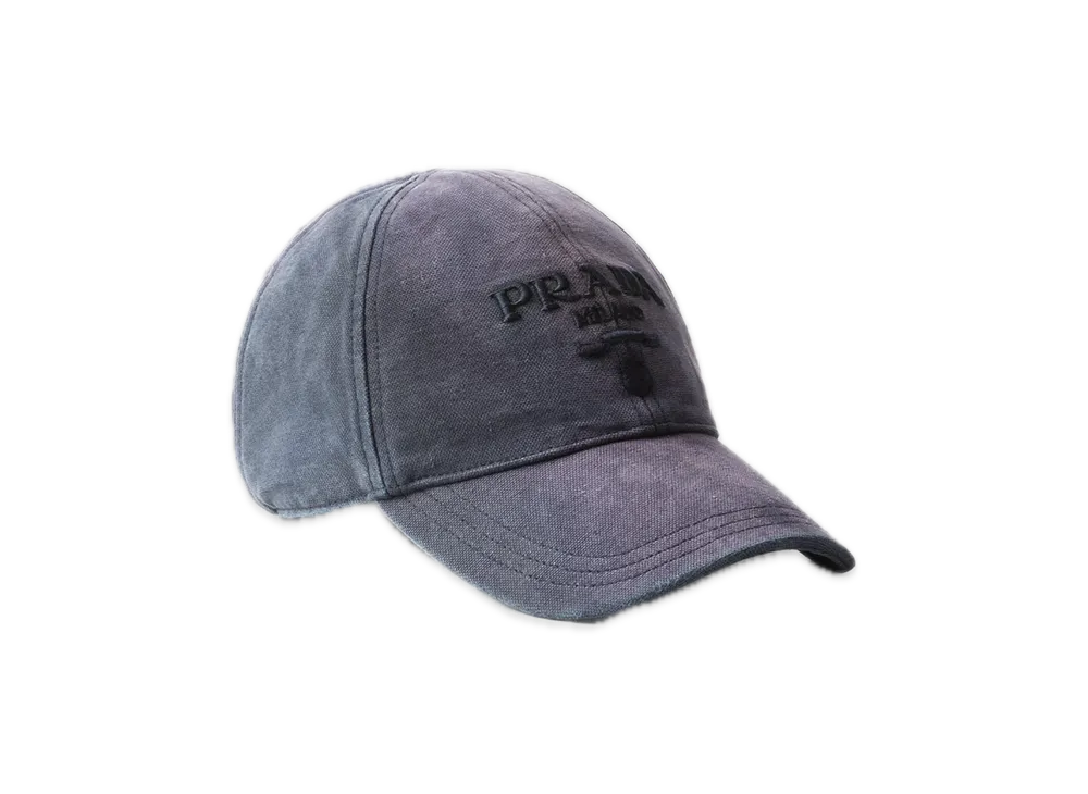 PRADA Canvas Baseball Cap "Navy"