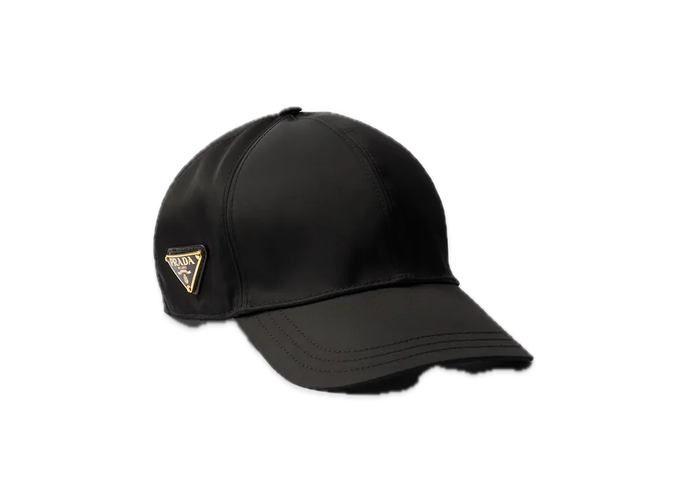 PRADA Re-Nylon Baseball Cap "Black"