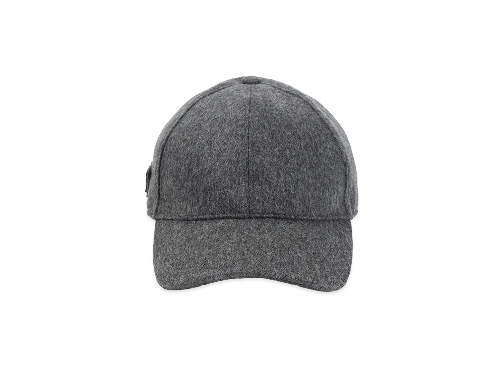 PRADA Women's Virgin Wool Cap "Gray"