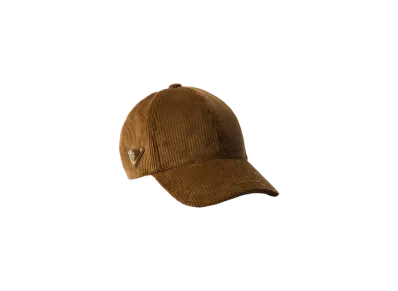 PRADA Corduroy Baseball Cap "Brown"