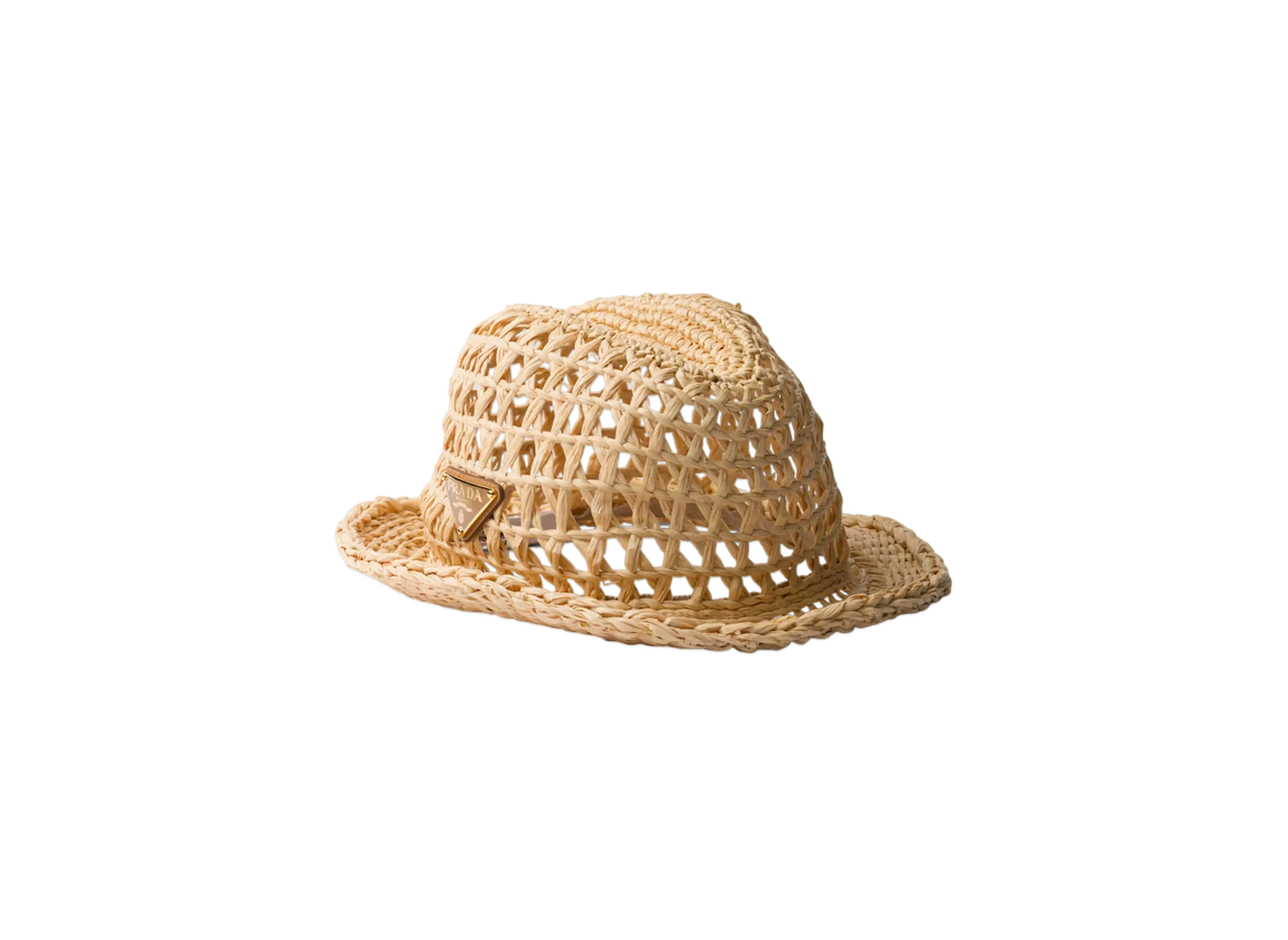 PRADA Crochet Fedora "Natural"