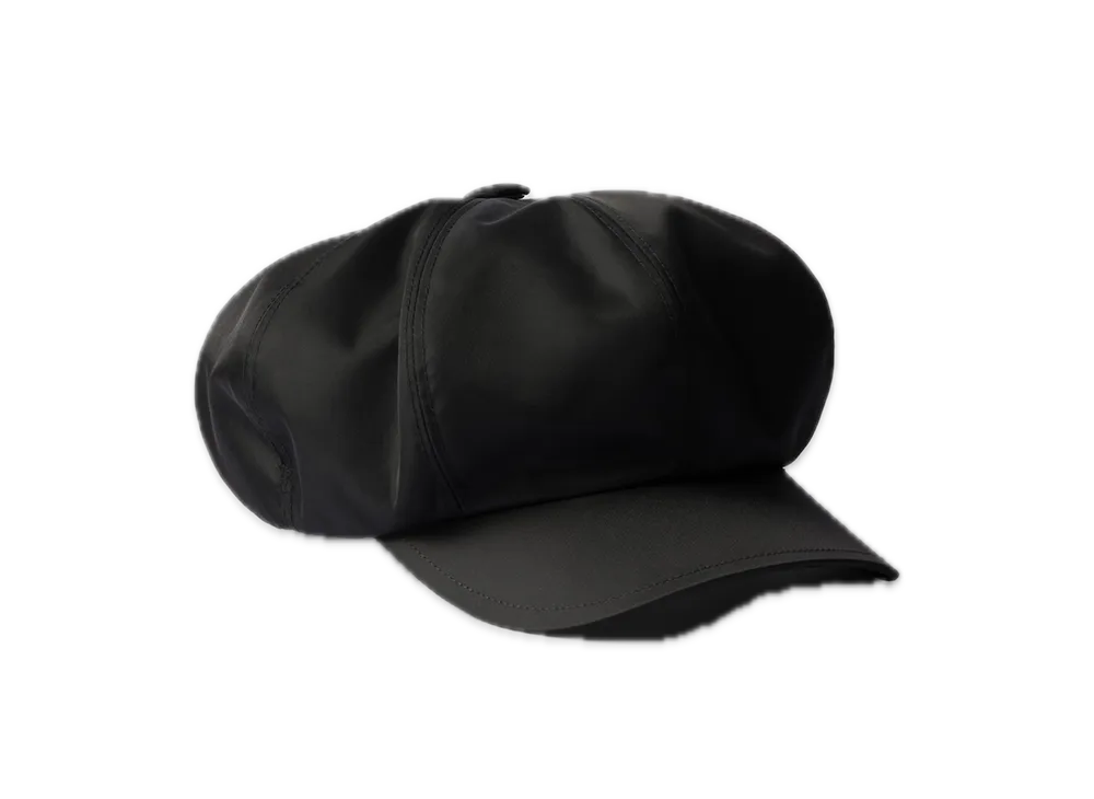 PRADA Re-Nylon Newsboy Cap "Black"