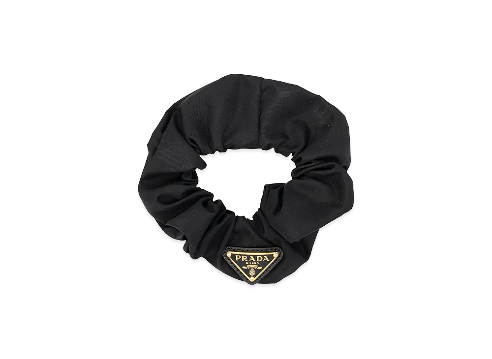 PRADA Wonen's Re-Nylon Scrunchie "Black"