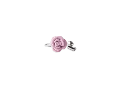 PRADA Enamelled Metal Ring "Pink"
