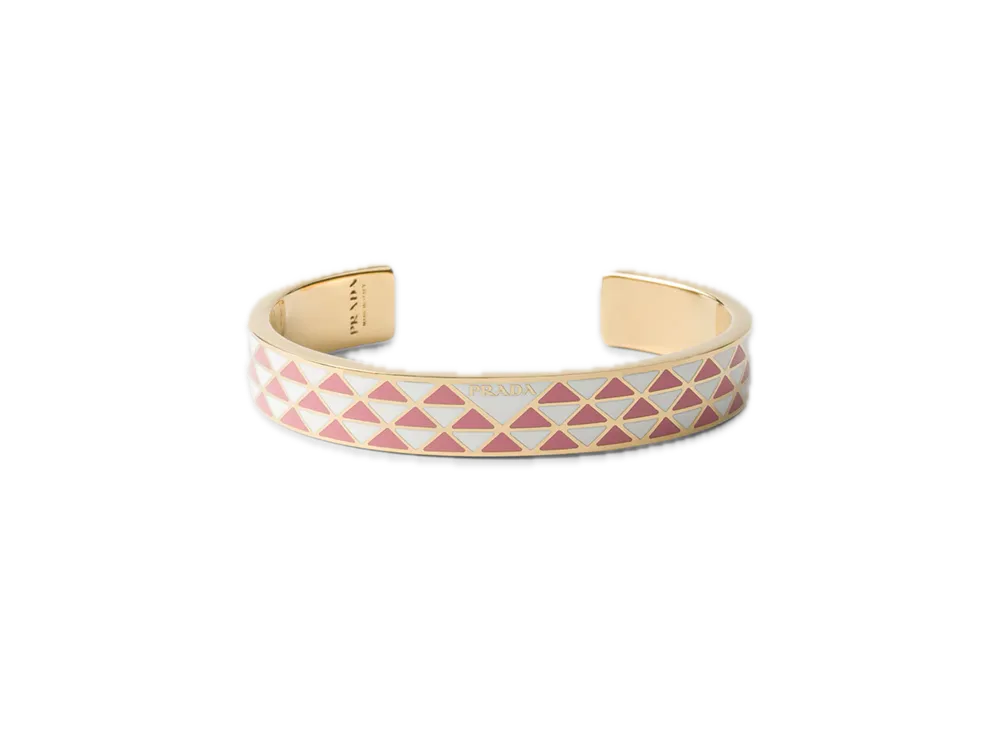 プラダ エナメルメタル ブレスレット 