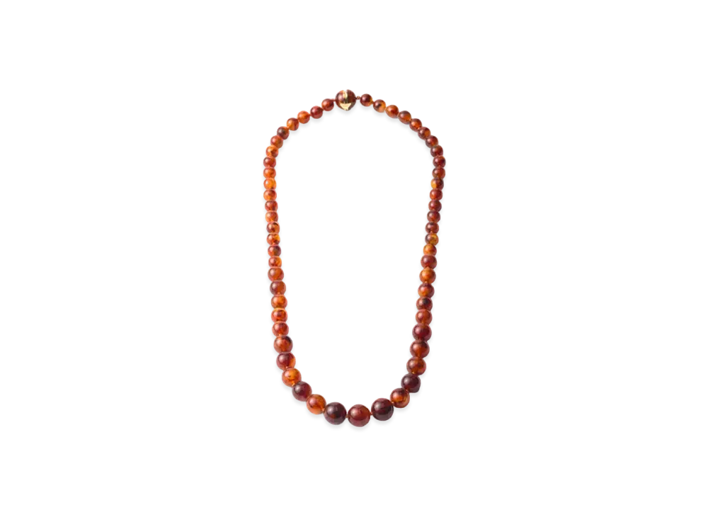 PRADA Plexiglas Necklace "Copper Brown Tortoiseshell"