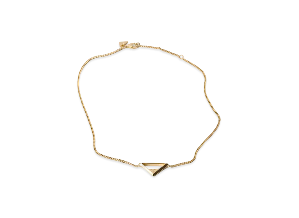 PRADA Metal Necklace "Gold"
