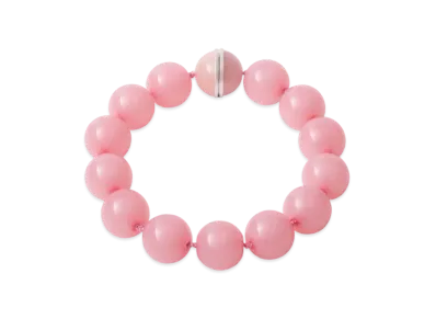 PRADA Plexiglas and Metal Choker "Pink/Light Gray"