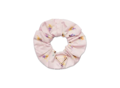 PRADA Printed Re-Nylon Scrunchie "Pink"