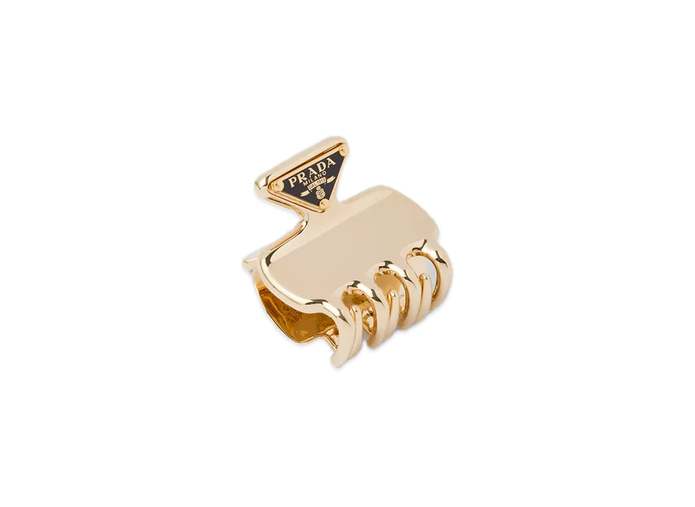 PRADA Metal Hair Clip "Gold"