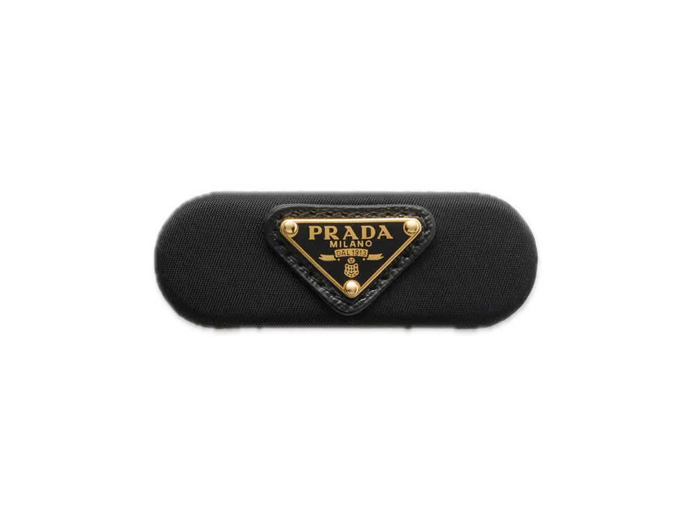 PRADA Re-Nylon Hair Clip "Black"