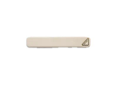 PRADA Plexiglass Hair Clip "Ivory"