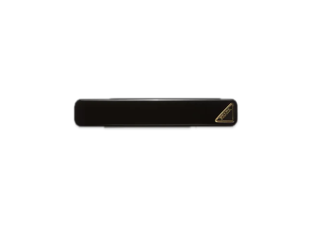 PRADA Plexiglass Hair Clip "Black"