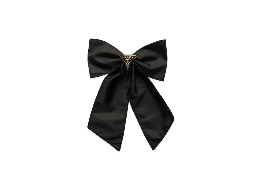 PRADA Re-Nylon Hair Clip "Black"