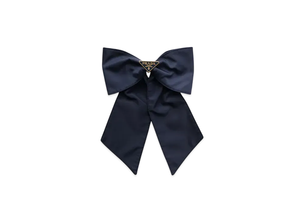 PRADA Re-Nylon Hair Clip "Navy"