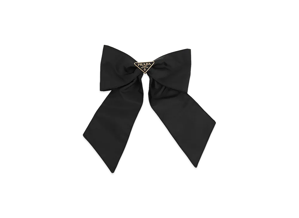 PRADA Women's Re-Nylon Hair Clip "Black"