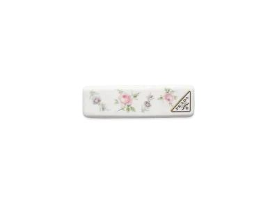 PRADA Plexiglas and Metal Hair Clip "White/Pink"