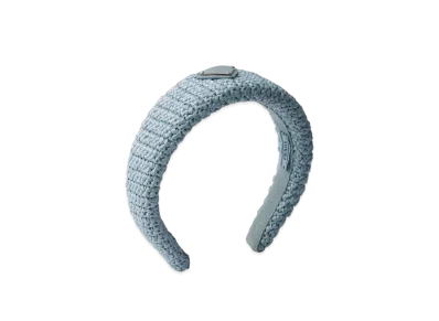 PRADA Crochet Headband "Sky Blue"