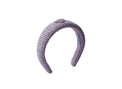 PRADA Crochet Headband "Light Pale Purple"
