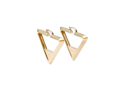 PRADA Metal Earrings "Gold"