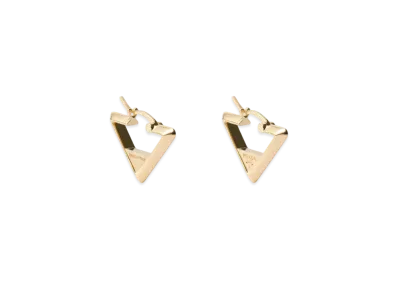 PRADA Metal Earrings "Gold"