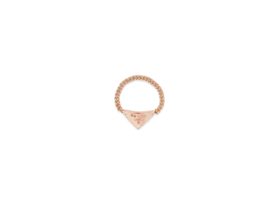 PRADA Eternal Gold Chain Ring in Pink Gold with Diamonds