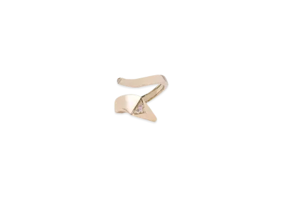 PRADA Eternal Gold Snake Mini Ring in Yellow Gold and Diamonds