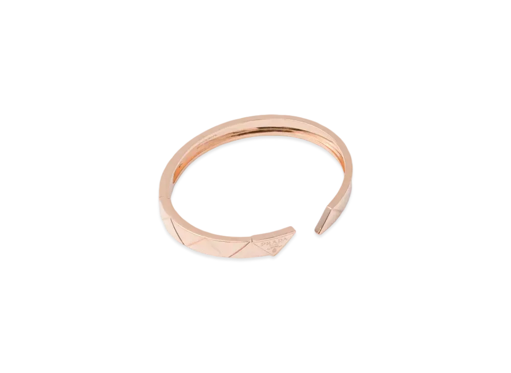 PRADA Eternal Gold Bangle Bracelet in Pink Gold