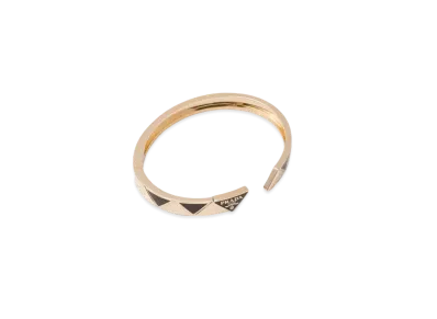 PRADA Eternal Gold Bangle Bracelet in Yellow Gold with Ceramic Elements