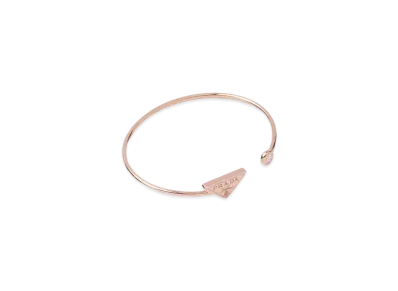 PRADA Eternal Gold Bangle Bracelet in Pink Gold with Diamond