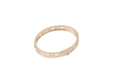 PRADA Eternal Gold Cut-Out Bangle Bracelet in Yellow Gold