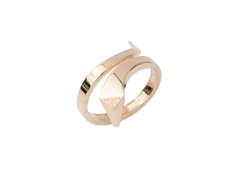 PRADA Eternal Gold Snake Bracelet in Yellow Gold