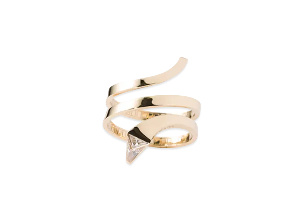 PRADA Eternal Gold Snake Bracelet in Yellow Gold and Laboratory-Grown Diamonds