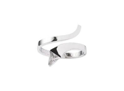 PRADA Eternal Gold Snake Bracelet in White Gold and Laboratory-Grown Diamonds