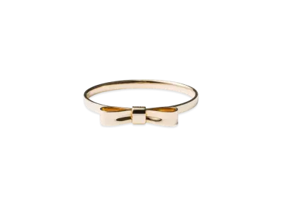 PRADA Eternal Gold Bow Bangle Bracelet "Yellow Gold"
