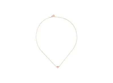 PRADA Eternal Gold Necklace in Pink Gold with Nano Triangle Pendant